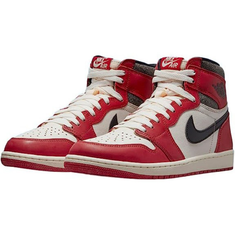 PK Sneakers Air Jordan 1 Retro High OG Chicago Lost and Found Varsity Red/Black-Sail-Muslin DZ5485-612