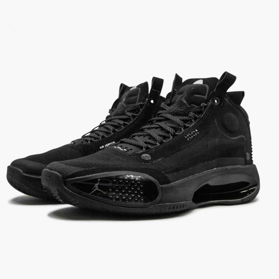 PK Sneakers Air Jordan 34 PE Black Cat Black/Black Dark/Smoke Grey BQ3381-034