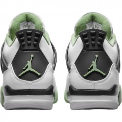 PK Sneakers Air Jordan 4 Retro White Oil Green Dark Ash White/Seafoam/Dark Ash/Neutral Grey AQ9129-103