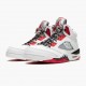 PK Sneakers Air Jordan 5 Retro Quai 54 2021 White/University Red/Black DJ7903-106