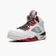 PK Sneakers Air Jordan 5 Retro Quai 54 2021 White/University Red/Black DJ7903-106