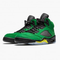 PK Sneakers Air Jordan 5 Retro SE Oregon Green Yellow Apple Green/Black/Yellow Strike/Black CK6631-307
