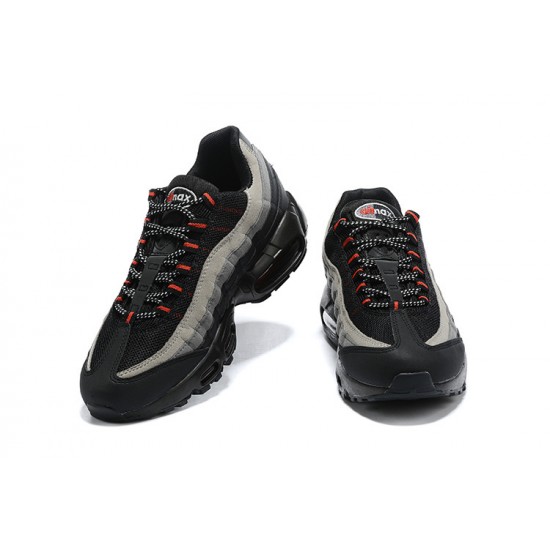 PK Sneakers Air Max 95 TT CW7477-001 Black Grey Red Shoes