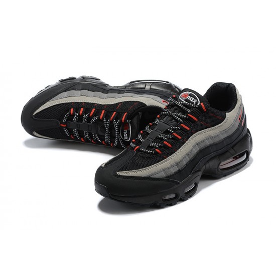 PK Sneakers Air Max 95 TT CW7477-001 Black Grey Red Shoes