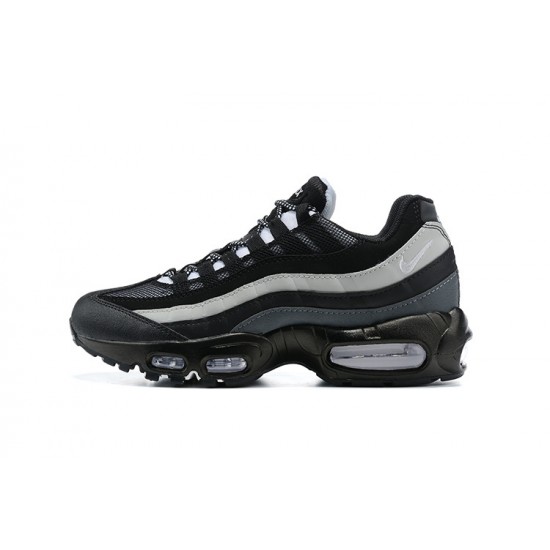 PK Sneakers Air Max 95 TT Black White and Grey Shoes 