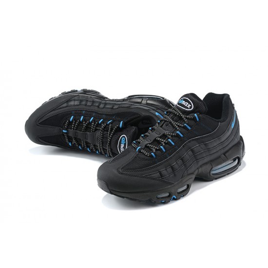 PK Sneakers Air Max 95 TT Black and Blue Shoes