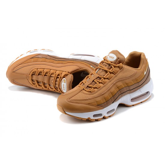 PK Sneakers Air Max 95 TT Brown and White Shoes 