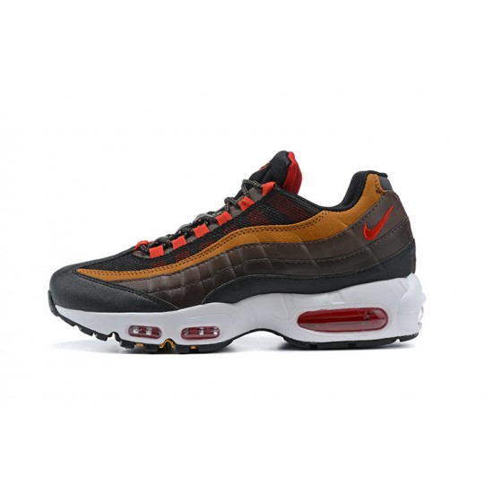 PK Sneakers Air Max 95 TT Grey Red and Brown Shoes 