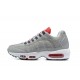 PK Sneakers Air Max 95 TT Grey White and Red Shoes 