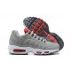 PK Sneakers Air Max 95 TT Grey White and Red Shoes 