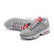 PK Sneakers Air Max 95 TT Grey White and Red Shoes 