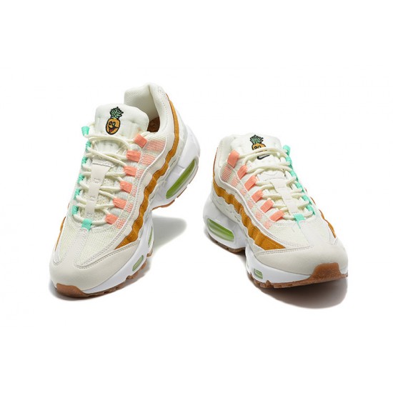 PK Sneakers Air Max 95 TT CZ0154-100 White  Green Brown Shoes