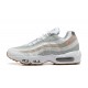 PK Sneakers Air Max 95 TT DM0011-100 White Grey and Orange Shoes