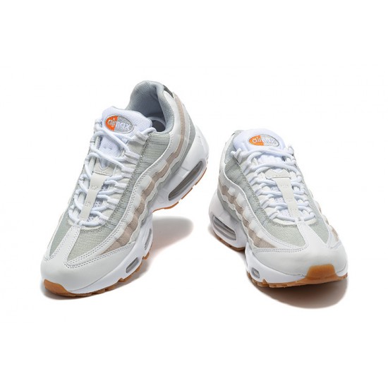 PK Sneakers Air Max 95 TT DM0011-100 White Grey and Orange Shoes