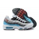 PK Sneakers Air Max 95 TT CV6971-100 White Red Black Shoes