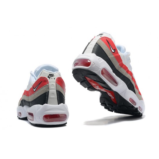 PK Sneakers Air Max 95 TT DQ3430-001 White Red Shoes