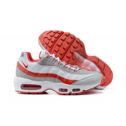 PK Sneakers Air Max 95 TT White Red and Grey Shoes