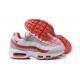 PK Sneakers Air Max 95 TT White Red and Grey Shoes