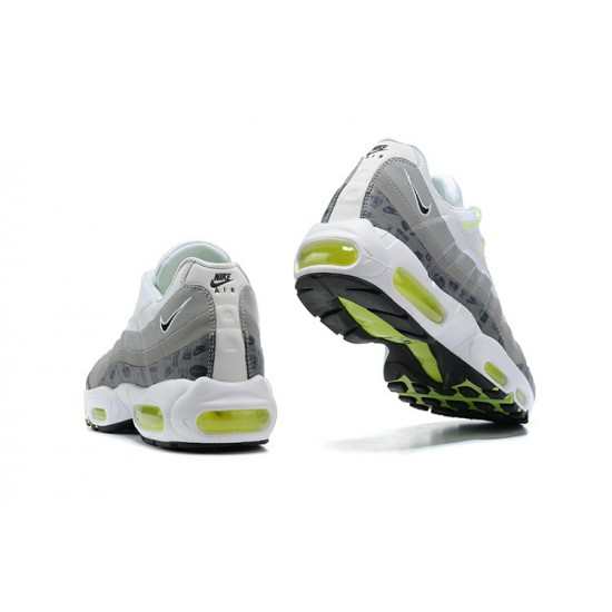 PK Sneakers Air Max 95 TT White and Grey Shoes