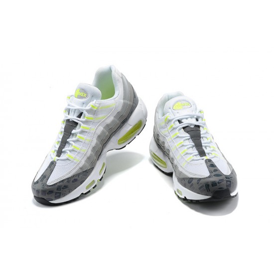 PK Sneakers Air Max 95 TT White and Grey Shoes