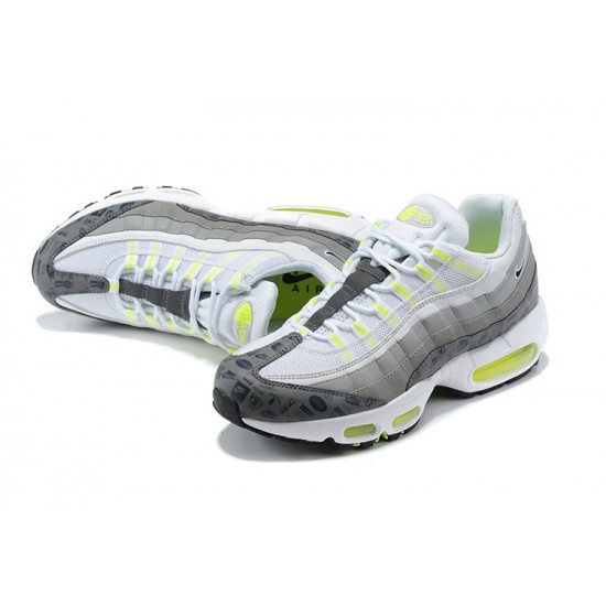 PK Sneakers Air Max 95 TT White and Grey Shoes