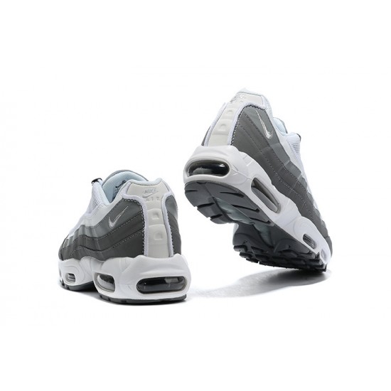 PK Sneakers Air Max 95 TT White and Grey Shoes