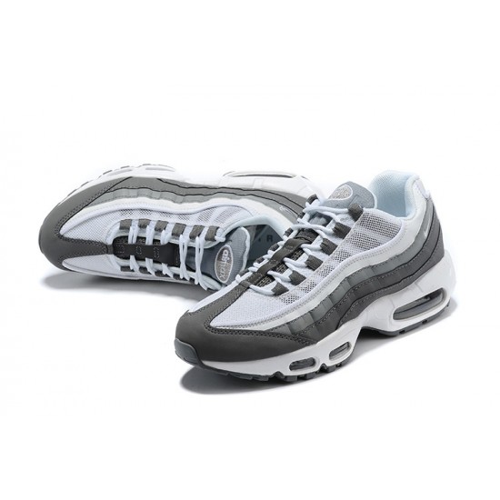 PK Sneakers Air Max 95 TT White and Grey Shoes