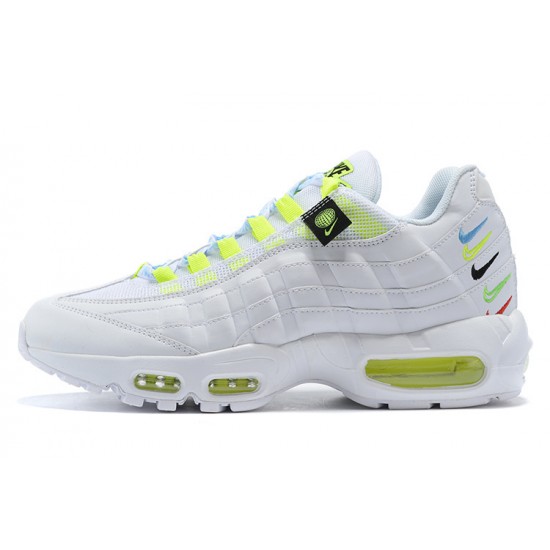 PK Sneakers Air Max 95 TT CV9030-100 Worldwide White Yellow Shoes