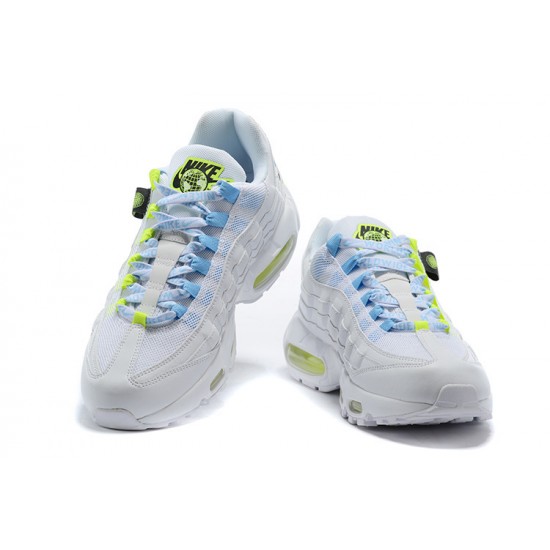 PK Sneakers Air Max 95 TT CV9030-100 Worldwide White Yellow Shoes