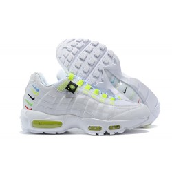 PK Sneakers Air Max 95 TT CV9030-100 Worldwide White Yellow Shoes