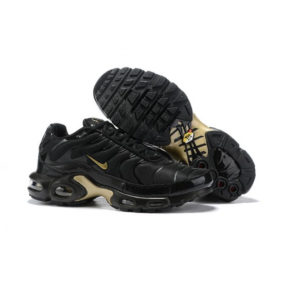 PK Sneakers Air Max Plus Tn 852630-001 Black Gold Shoes