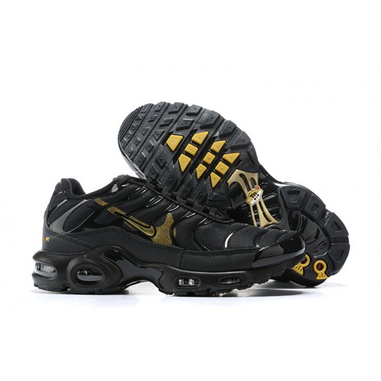 PK Sneakers Air Max Plus Tn Black Gold Shoes