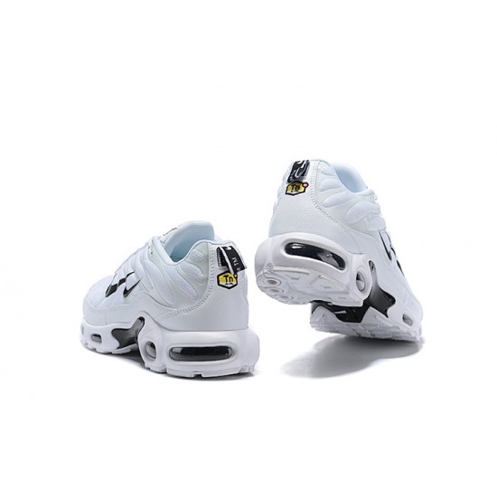 PK Sneakers Air Max Plus Tn White Black Shoes