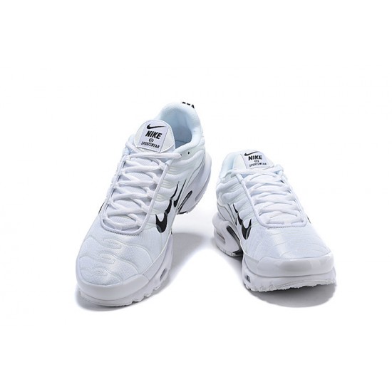 PK Sneakers Air Max Plus Tn White Black Shoes