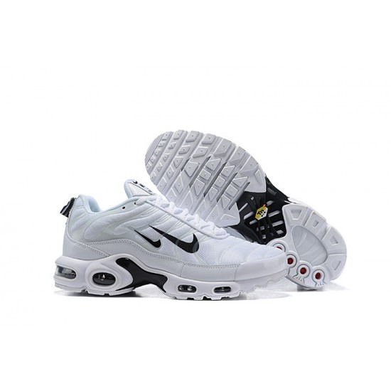 PK Sneakers Air Max Plus Tn White Black Shoes