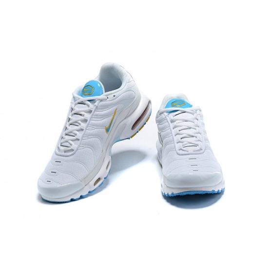 PK Sneakers Air Max Plus Tn White Blue Shoes