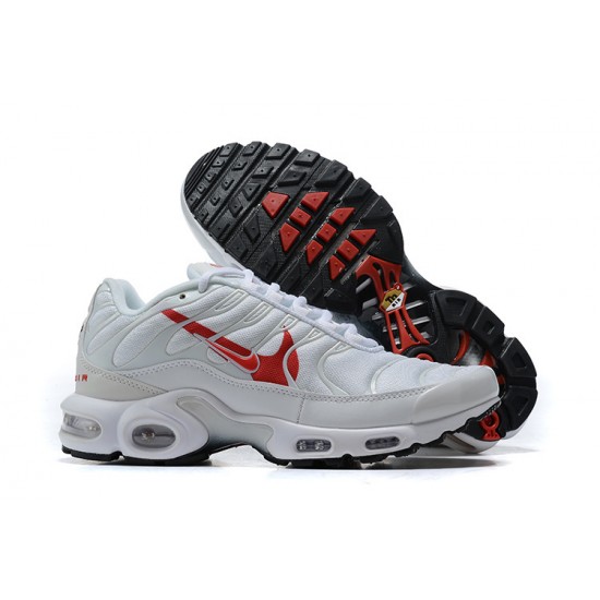 PK Sneakers Air Max Plus Tn CU3454-100 White Red Shoes