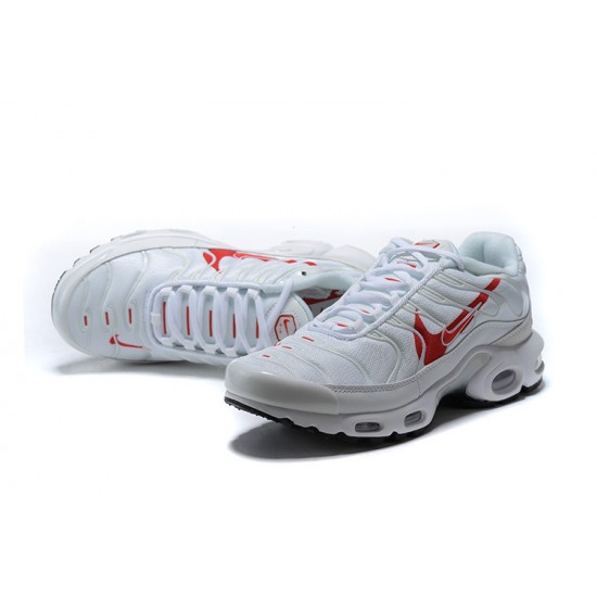 PK Sneakers Air Max Plus Tn CU3454-100 White Red Shoes