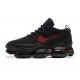 PK Sneakers Air Max Scorpion Black and Red Shoes 