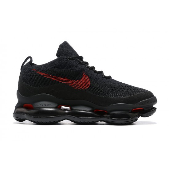 PK Sneakers Air Max Scorpion Black and Red Shoes 