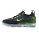 PK Sneakers Air VaporMax 2021 Flyknit DQ7640-001 Black Green Shoes