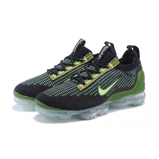 PK Sneakers Air VaporMax 2021 Flyknit DQ7640-001 Black Green Shoes