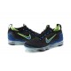 PK Sneakers Air VaporMax 2021 Flyknit Black Green and Blue Shoes