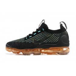 PK Sneakers Air VaporMax 2021 Flyknit Black Orange Shoes