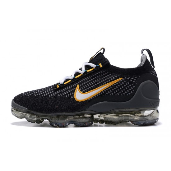 PK Sneakers Air VaporMax 2021 Flyknit DH4086-001 Black Yellow Shoes