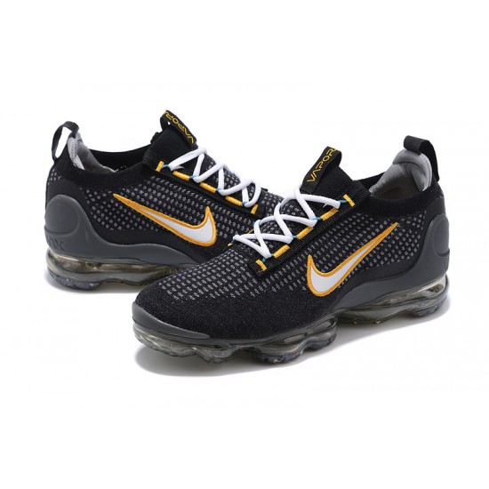 PK Sneakers Air VaporMax 2021 Flyknit DH4086-001 Black Yellow Shoes