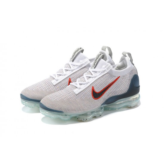 PK Sneakers Air VaporMax 2021 Flyknit DC9454-100 Blue Red Shoes