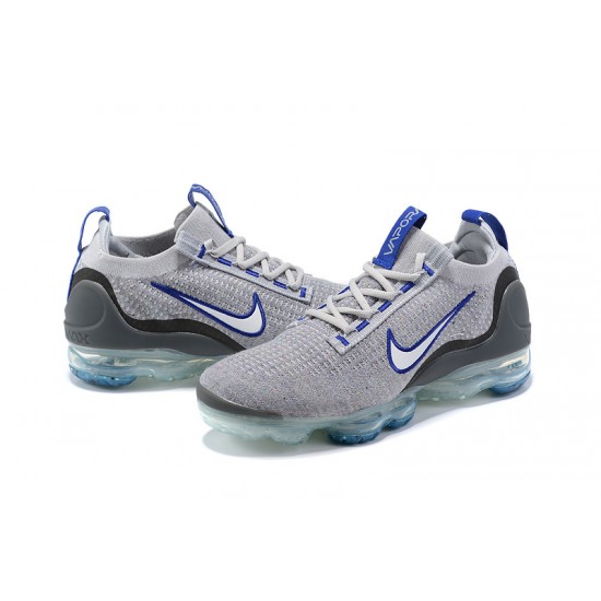 PK Sneakers Air VaporMax 2021 Flyknit Grey Blue Shoes