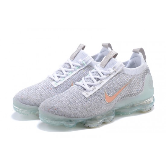 PK Sneakers Air VaporMax 2021 Flyknit DH4090-002 Grey Orange Shoes