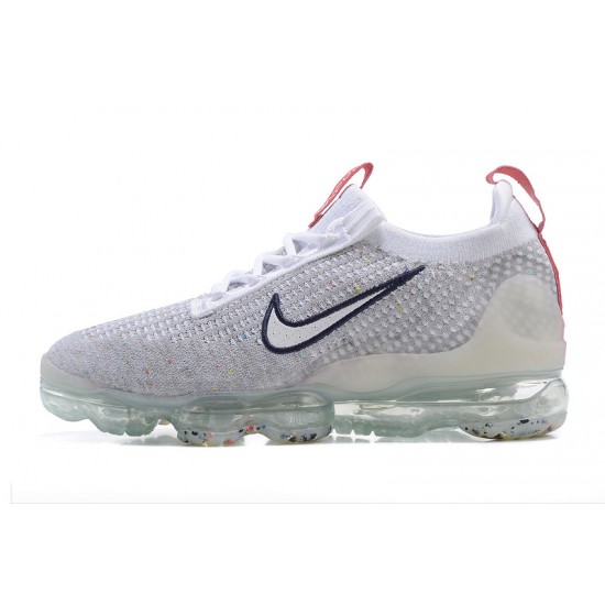 PK Sneakers Air VaporMax 2021 Flyknit DB1550-003 Grey Red Shoes